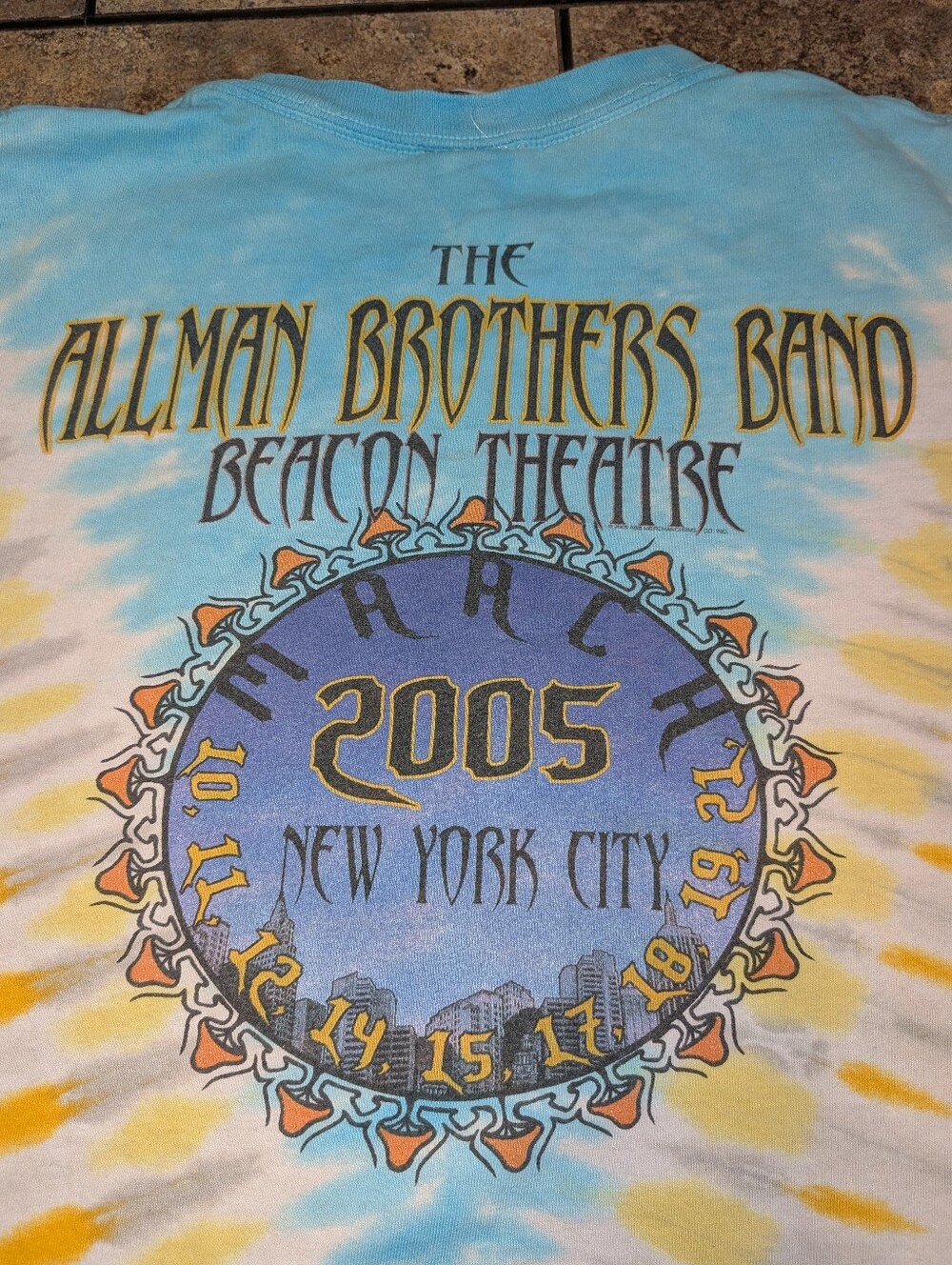 Allman Brothers Vintage 2005 Liquid Blue Men's Medium Tee